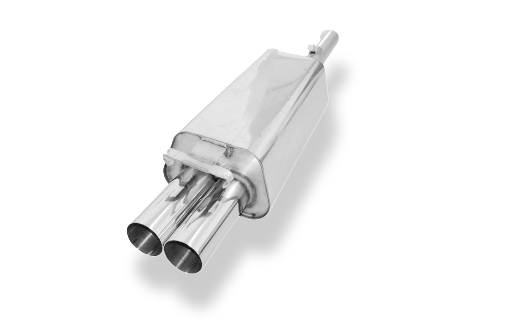 Fox Sportuitlaat Audi 100/A6 Type C3/C4 Achterdemper voorwielaandrijving - 2x76 Type 10