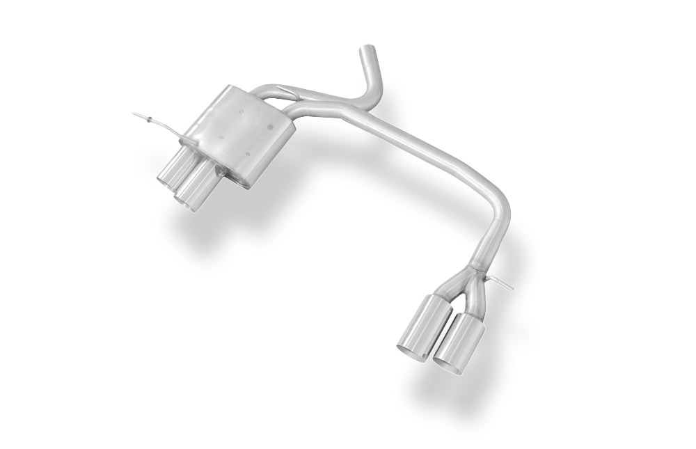 Fox Sportuitlaat FOX sportuitlaat geschikt voor BMW E87 118d 120d, achterdemper, rechter/linker uitlaat - 2x76 type 10 rechts/links