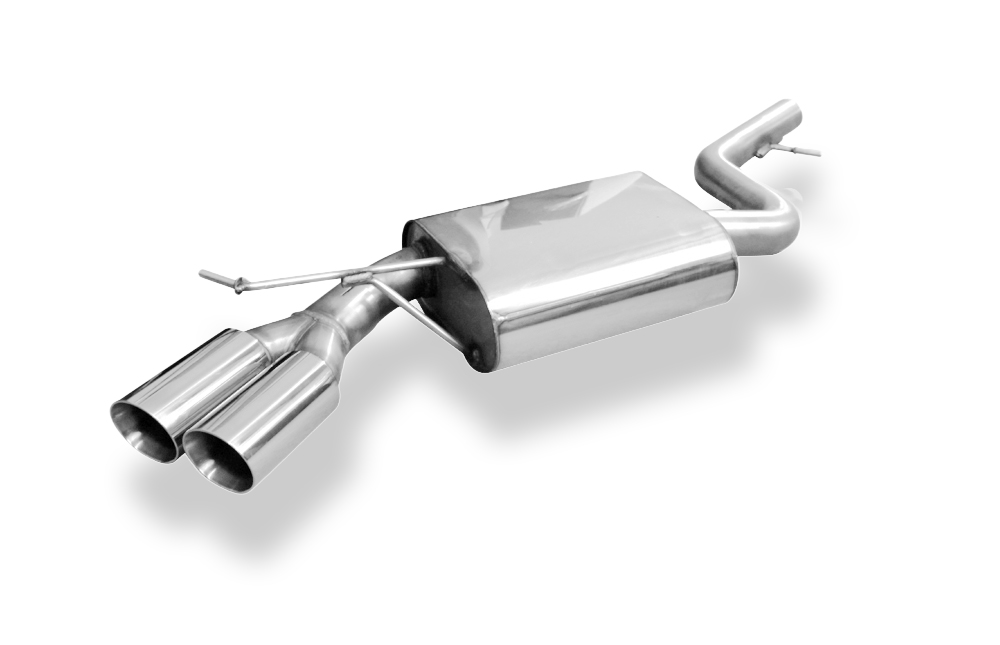 Fox Sportuitlaat FOX Sport uitlaat geschikt voor BMW E90/91/92 - 320d achterdemper - 2x76 Type 25