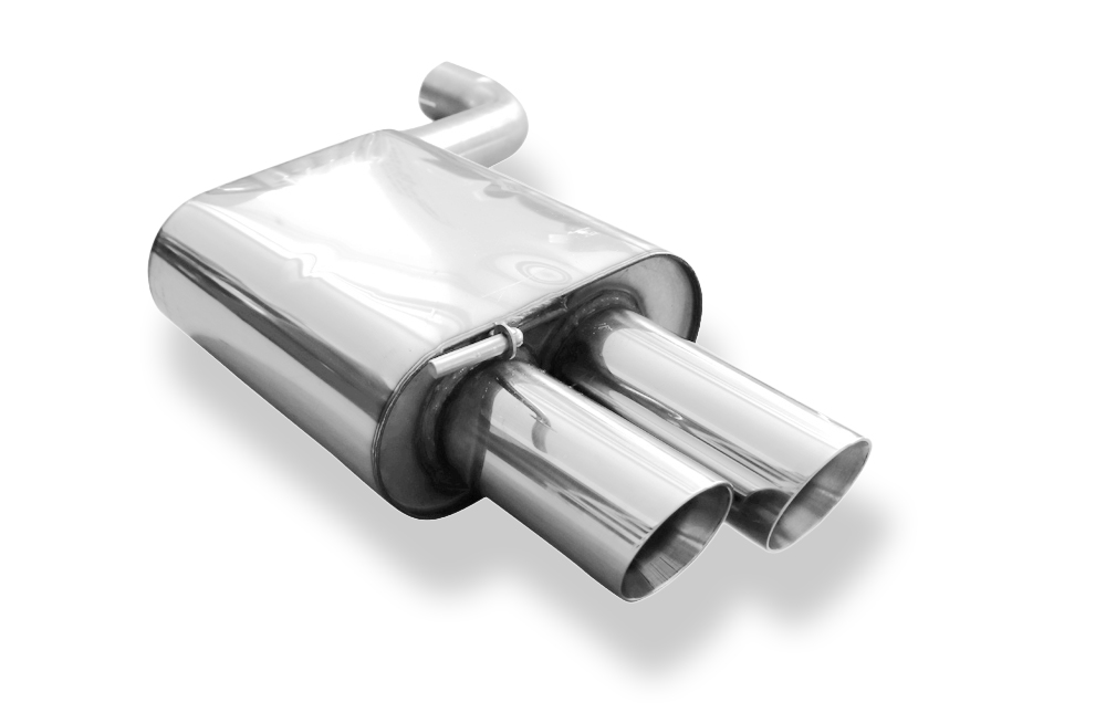Fox Sportuitlaat FOX Sport uitlaat geschikt voor BMW E90/91/92 - 325d/330d achterdemper - 2x80 Type 25