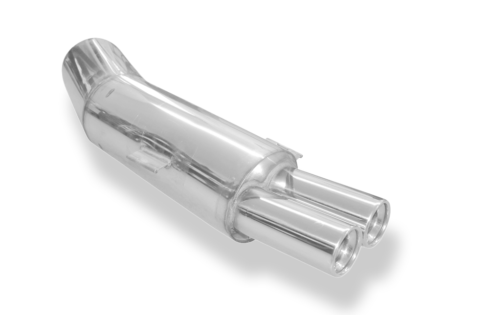 Fox Sportuitlaat FOX Sport uitlaat geschikt voor BMW E34 525i/530i/535i achterdemper - 2x80 Type 13