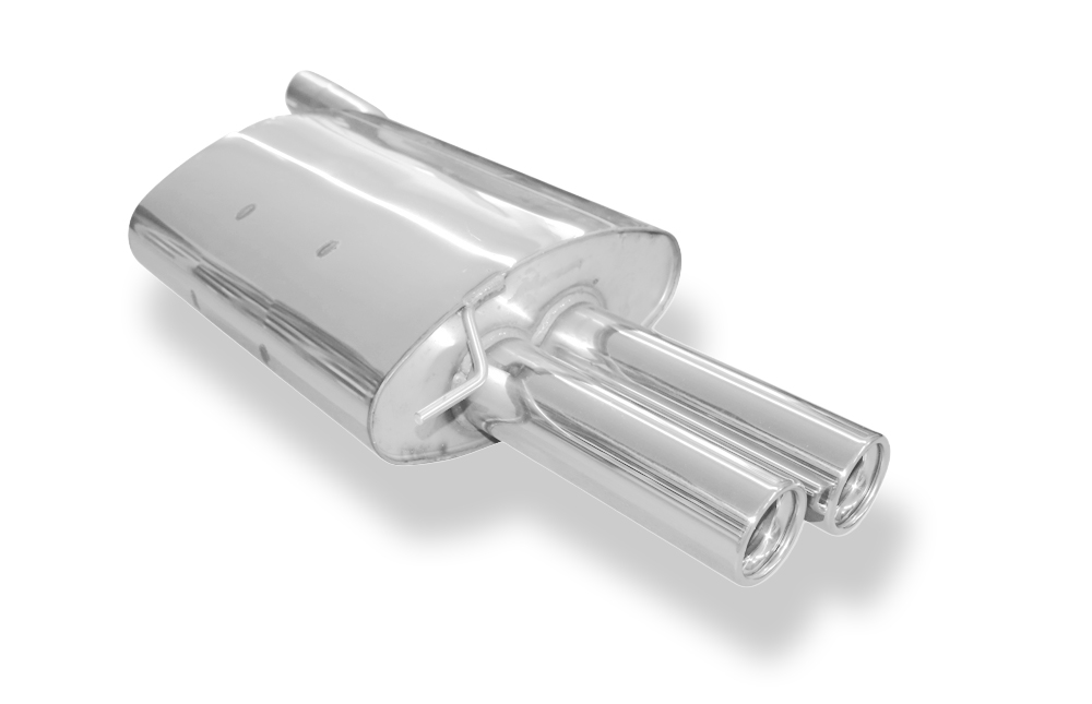 Fox Sportuitlaat FOX Sport uitlaat voor BMW E60 520i/ 523i/ 525i/ 530i achterdemper - 2x76 Type 13