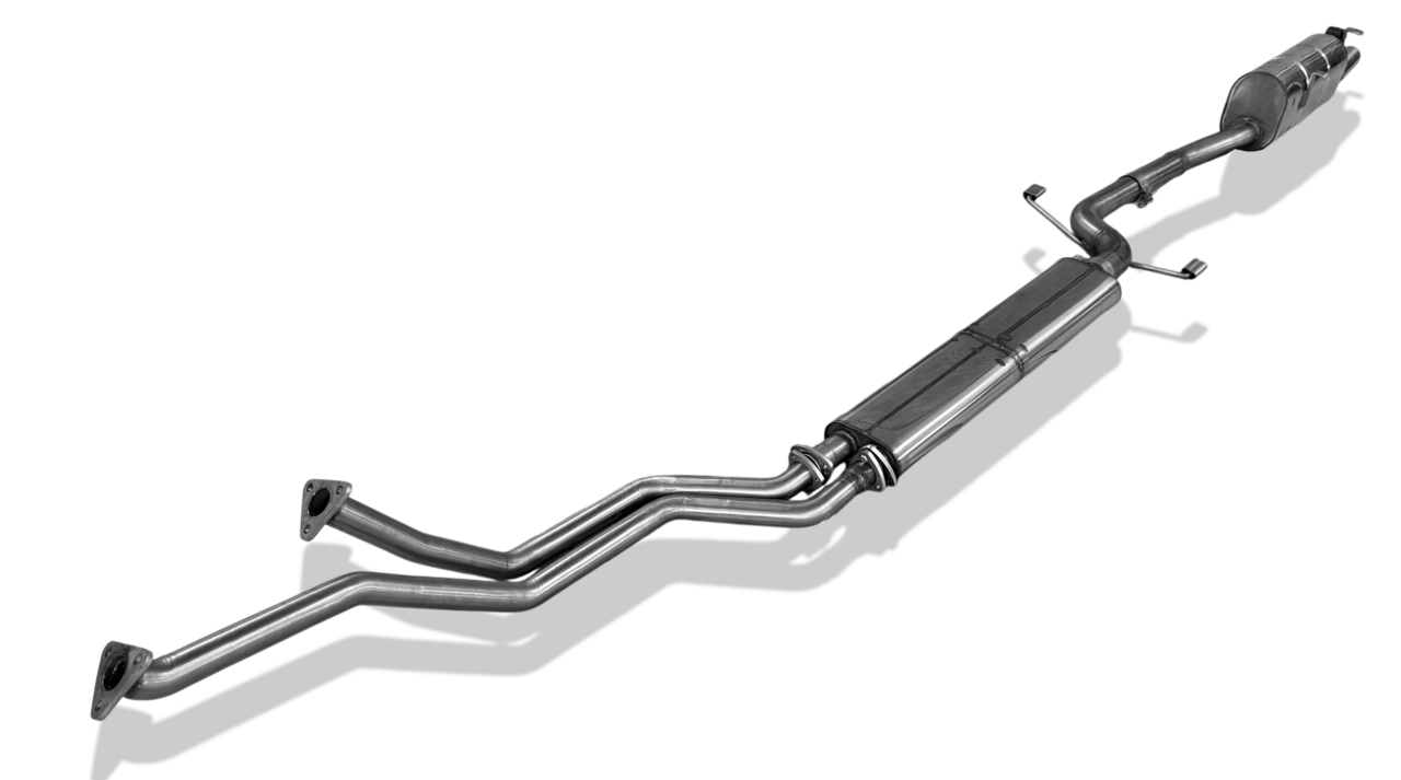 Fox Sportuitlaat FOX sportuitlaatsysteem geschikt voor BMW 6 Serie E24 - 635 CSI compleet systeem met spruitstukken - 2x63 Type 14