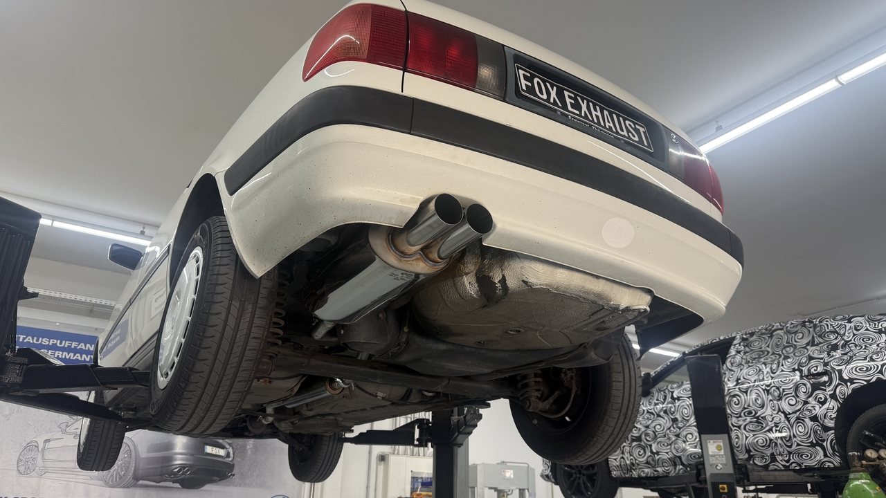 Fox Sportuitlaat Audi 80 Type B4 Sedan & Avant Dubbele uitlaatdemper - 2x76 Type 10