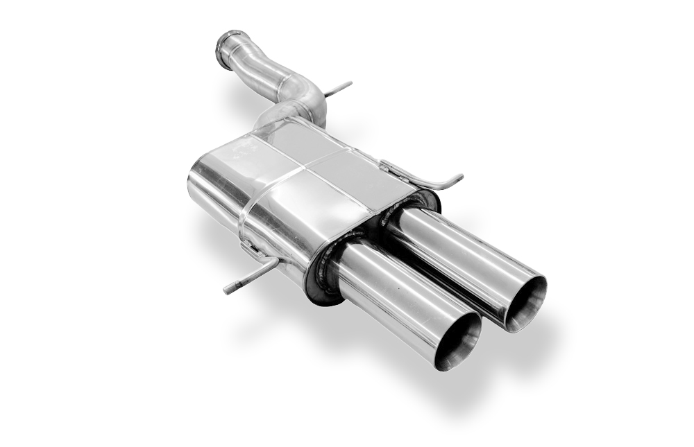 Fox Sportuitlaat Audi RS4 B5 achterdemper 90 mm - 2x90 Type 25