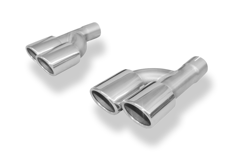 Fox Sportuitlaat Audi A4 B7 3.0l TDI uitlaatpijpenset voor slip-on montage - 2x88x74 Type 32 rechts/links Lengte: 280 mm, aansluitdiameter 56 mm