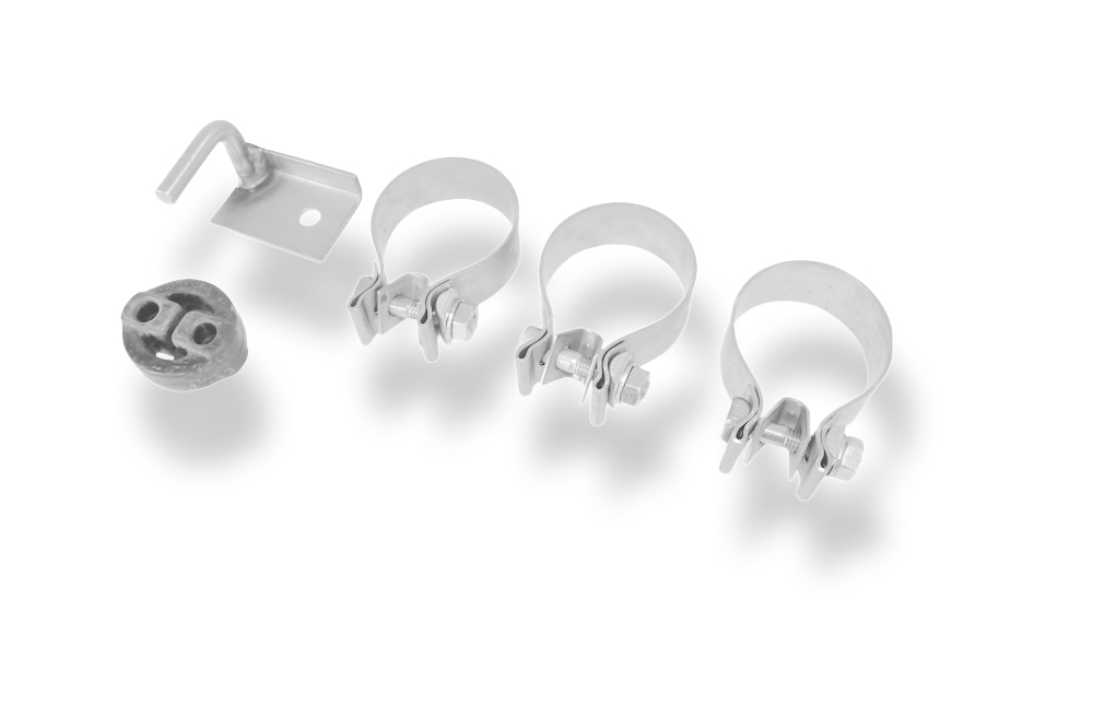 Fox Sportuitlaat Audi A5 8T Coup&eacute; + S-Line achterdemper rechts/links enkele uitlaat incl. Y-adapter pijp &Oslash;55mm binnendiameter - 1x100 type 16 rechts/links