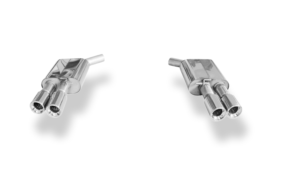 Fox Sportuitlaat Audi A6 4G - 2.0l TFSI + 2.8l FSI Achterdemper rechts/links dubbele uitlaat - 2x90 Type 13 rechts/links