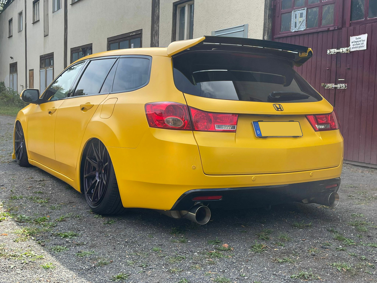 Fox Sportuitlaat Achterdemper Honda Accord VIII CU1/CW1 Sedan & Tourer Rechts/Links - 1x114 Type 24 Rechts/Links