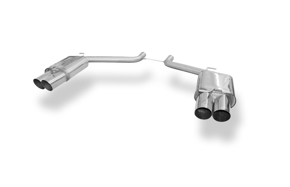 Fox Sportuitlaat Dodge Challenger achterdemper rechts/links - 2x100 type 25 rechts/links