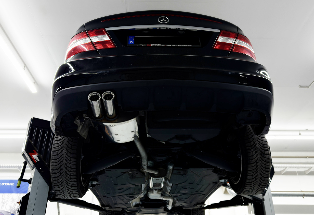 Fox Sportuitlaat Mercedes C-Klasse Sportcoup&eacute; CLC 203 Achter- en voordemper - 2x76 Type 13