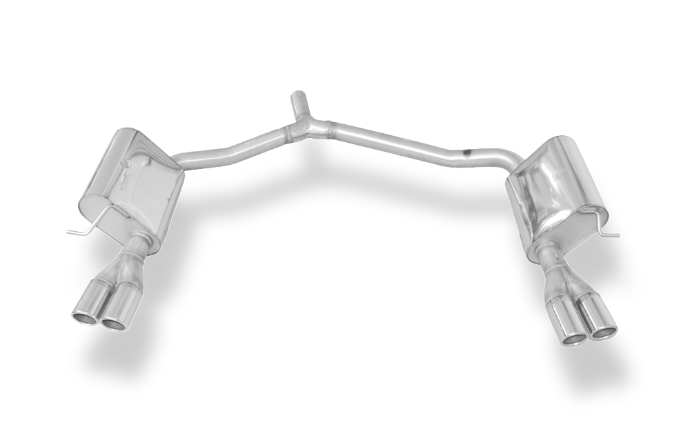 Fox Sportuitlaat Mercedes E-Klasse W212 - 4-cilinder achterdemper rechts/links - 2x70 type 16 rechts/links