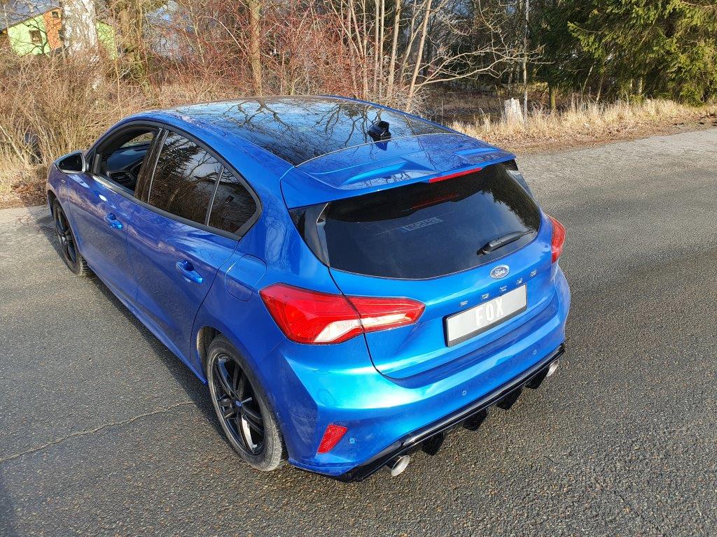 Fox Sportuitlaat Ford Focus IV ST-Line - starre achteras, uitlaatdemper achter, uitlaat links/rechts - 1x100 type 25 links/rechts