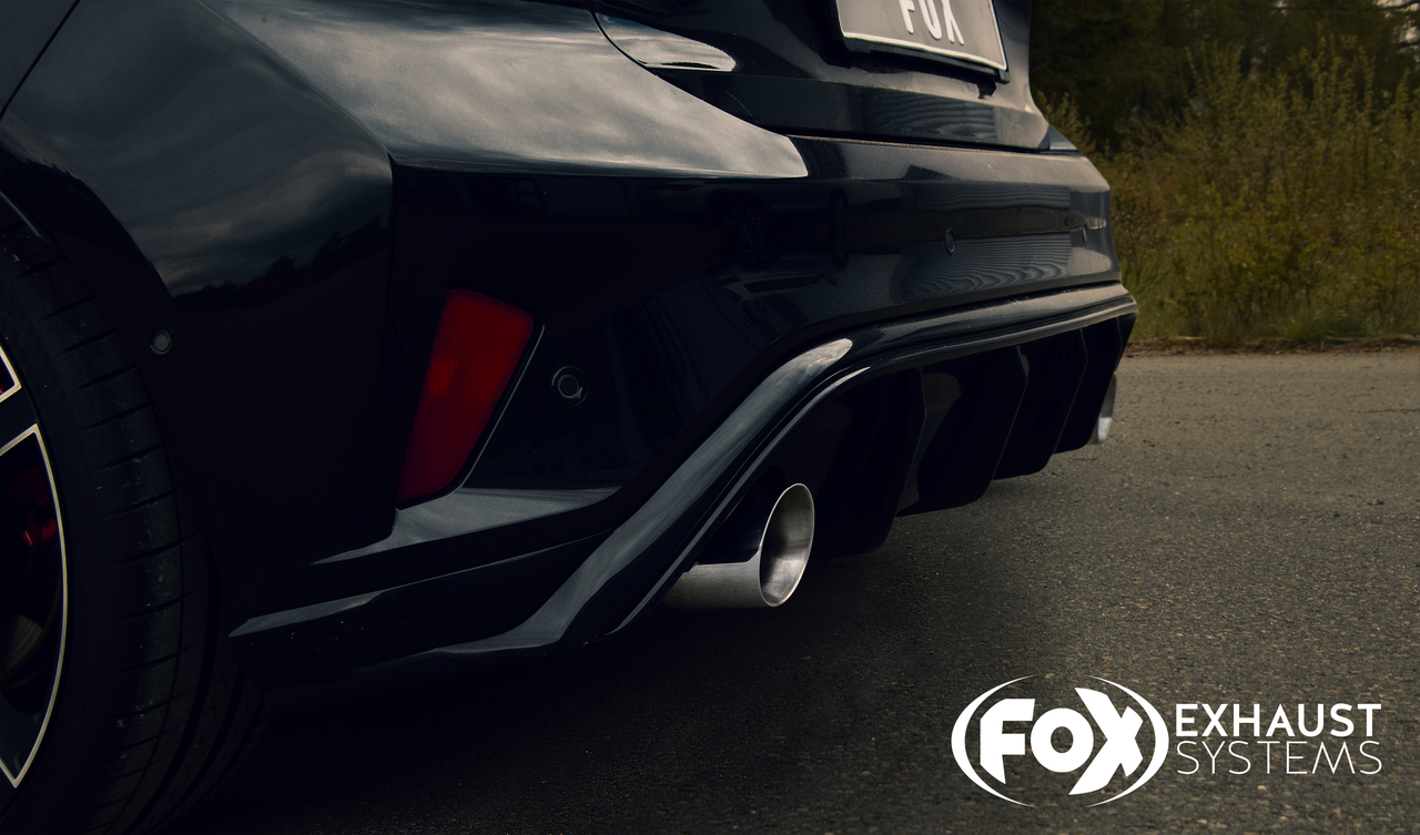 Fox Sportuitlaat Ford Focus IV ST Achterdemper Rechts/Links Uitlaat vanaf OPF - 1x100 Type 25 Rechts/Links