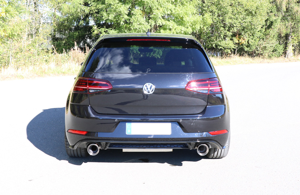 Fox Sportuitlaat VW Golf VII - 2.0l GTI Facelift + TCR Achterdemper rechts/links - 1x100 Type 25 rechts/links