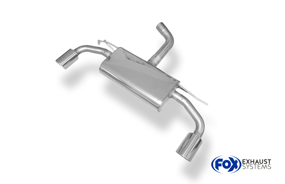 Fox Sportuitlaat VW Golf VII Facelift Onafhankelijke Achterdemper Rechts/Links - 1x100 Type 16 Rechts/Links