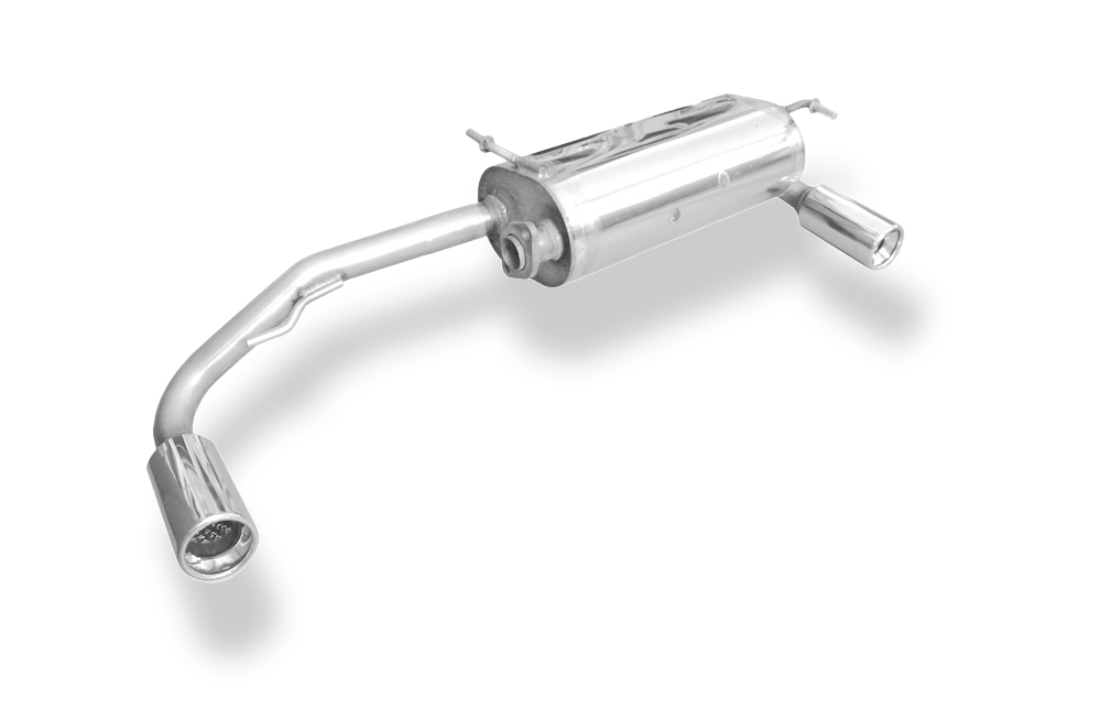 Fox Sportuitlaat Suzuki Jimny - 1.3l 59kW Achterdemper, rechter/linker uitlaat - 1x80 Type 13 rechts/links