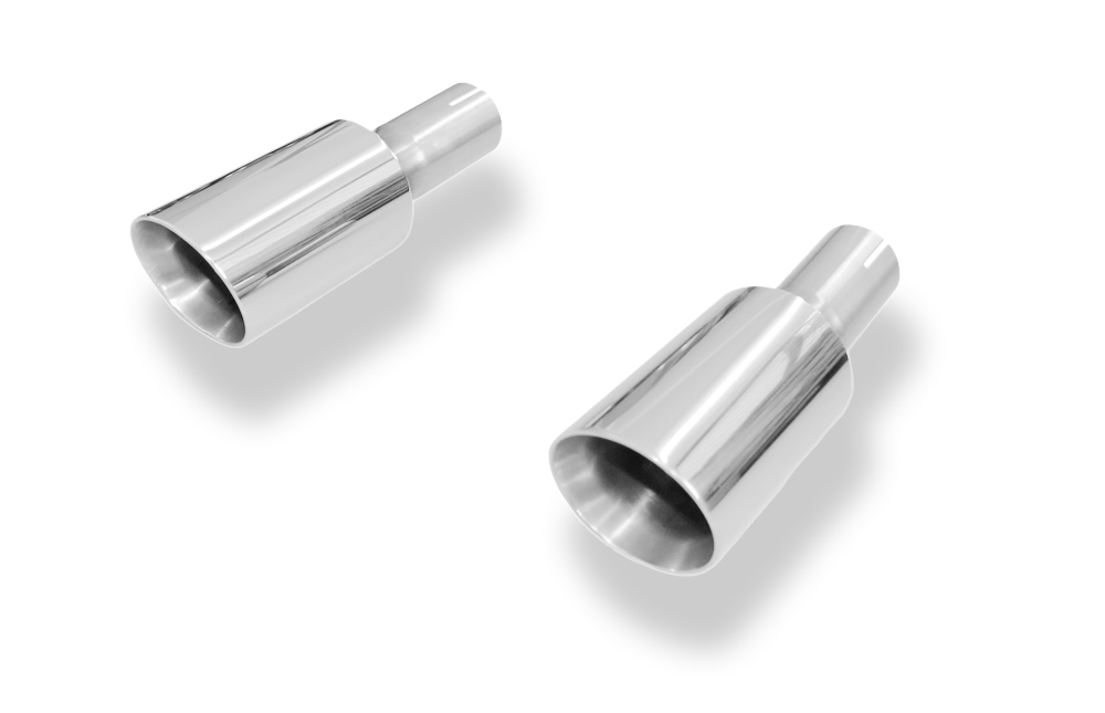 Fox Sportuitlaat Set uitlaatpijpen voor Renault Laguna III Coup&eacute;, geschikt voor de originele achterdemper - 1x90 type 25 rechts/links