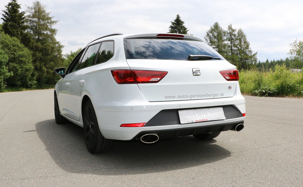 Fox Sportuitlaat Seat Leon 5F ST - Onafhankelijke wielophanging, achterdemper rechts/links - 160x90 type 38 rechts/links