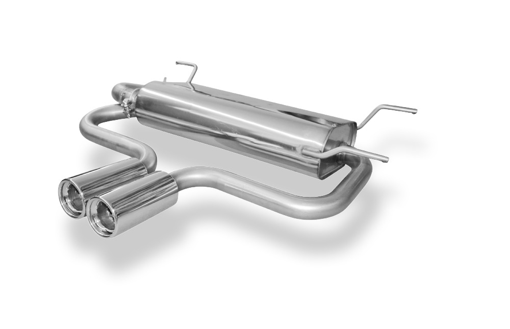 Fox Sportuitlaat Mazda MX5 Type NB achterdemper, centrale uitlaat - 2x80 Type 13 midden