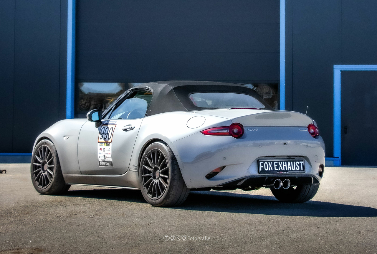 Fox Sportuitlaat Mazda MX5 - ND uitlaatpijp voor FOX achterdemper MA083005-xxx - 2x90 type 25 midden incl. pijpklem