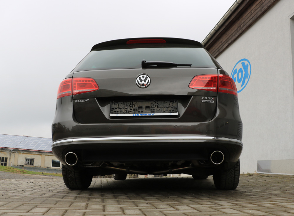 Fox Sportuitlaat VW Passat 365 - 4-Motion achterdemper rechts/links - 1x100 type 16 rechts/links