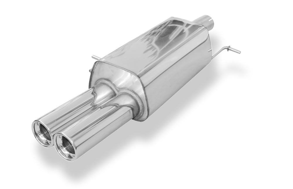 Fox Sportuitlaat Achterdemper Ford Galaxy WGR/ VW Sharan 7M - 2x80 Type 13