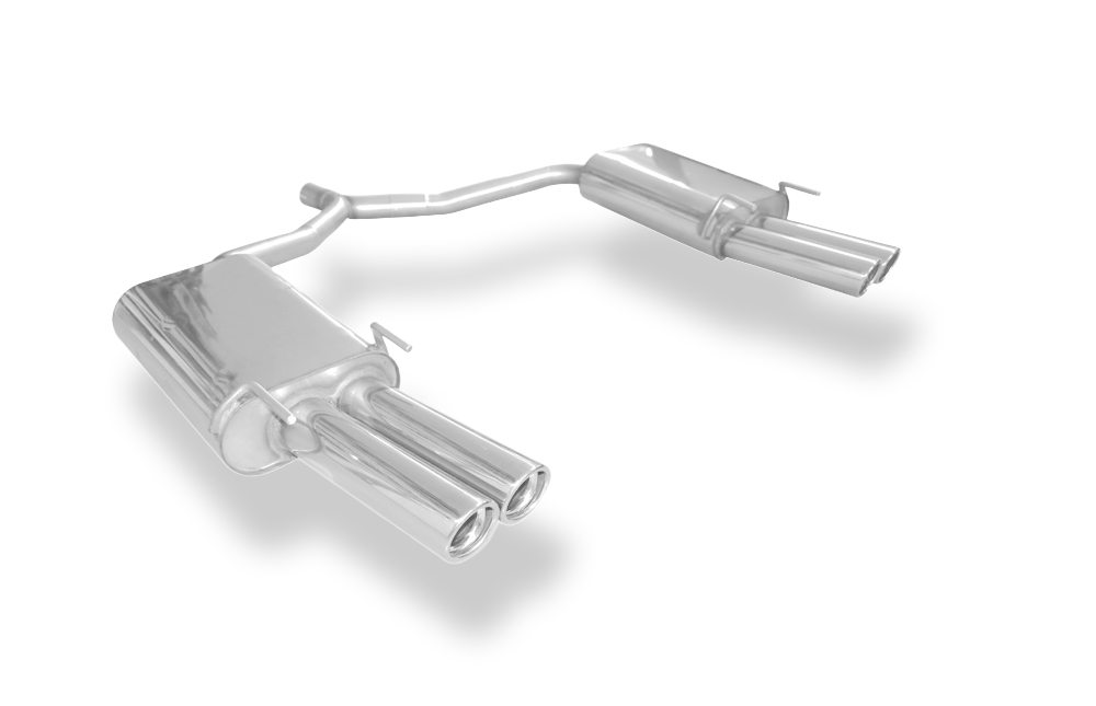 Fox Sportuitlaat Opel Vectra C GTS achterdemper rechts/links dubbele uitlaat - 2x76 type 17 rechts/links