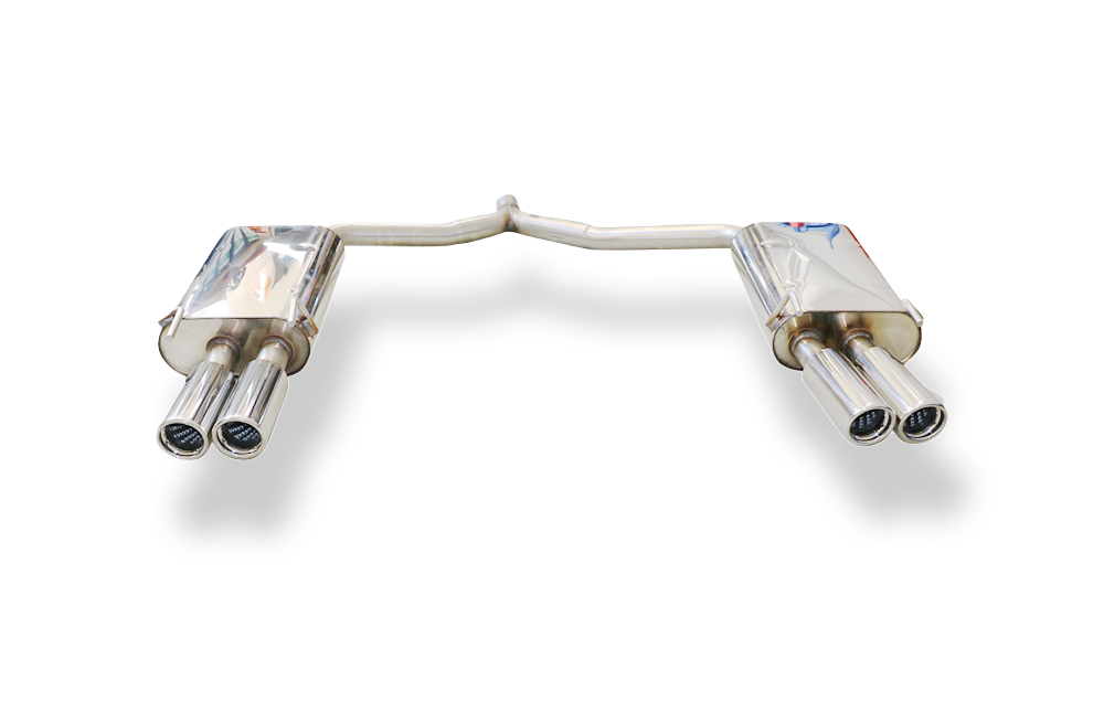 Fox Sportuitlaat Opel Vectra C Caravan achterdemper rechts/links dubbele uitlaat - 2x76 type 17 rechts/links