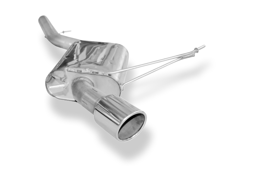 Fox Sportuitlaat FOX sportuitlaat geschikt voor BMW X1 - X84 diesel achterdemper - 1x100 type 16