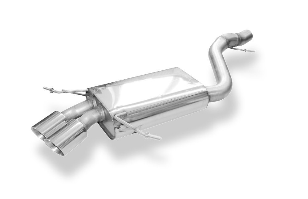 Fox Sportuitlaat FOX Sport uitlaat geschikt voor BMW X1 - X84 benzine achterdemper - 2x80 type 25