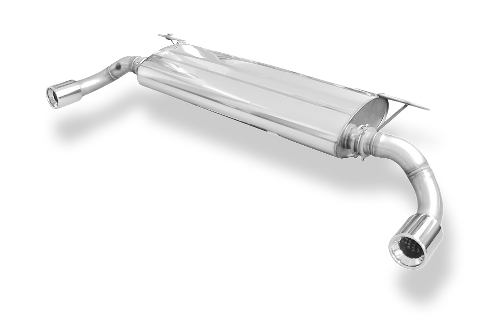Fox Sportuitlaat FOX sportuitlaat geschikt voor BMW X5 type E70 diesel, achterdemper dwarsuitgang rechts/links - 1x90 type 13 rechts/links