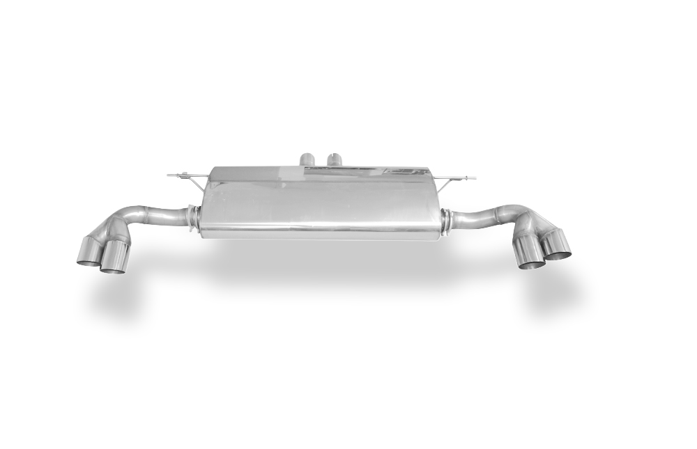 Fox Sportuitlaat FOX sportuitlaat geschikt voor BMW X5 E70 - 4.8l 261kW, dwarsgeplaatste achterdemper, uitlaat rechts/links, dubbele inlaat - 2x80 type 14 rechts/links