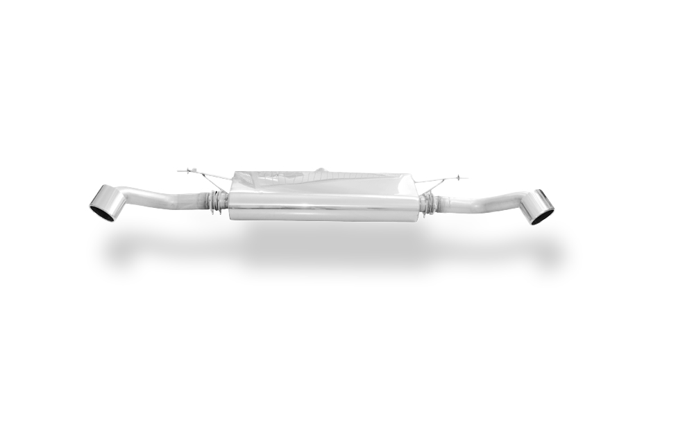 Fox Sportuitlaat FOX sportuitlaat geschikt voor BMW X6, achterdemper, dwarsuitgang rechts/links - 115x85 type 38 rechts/links