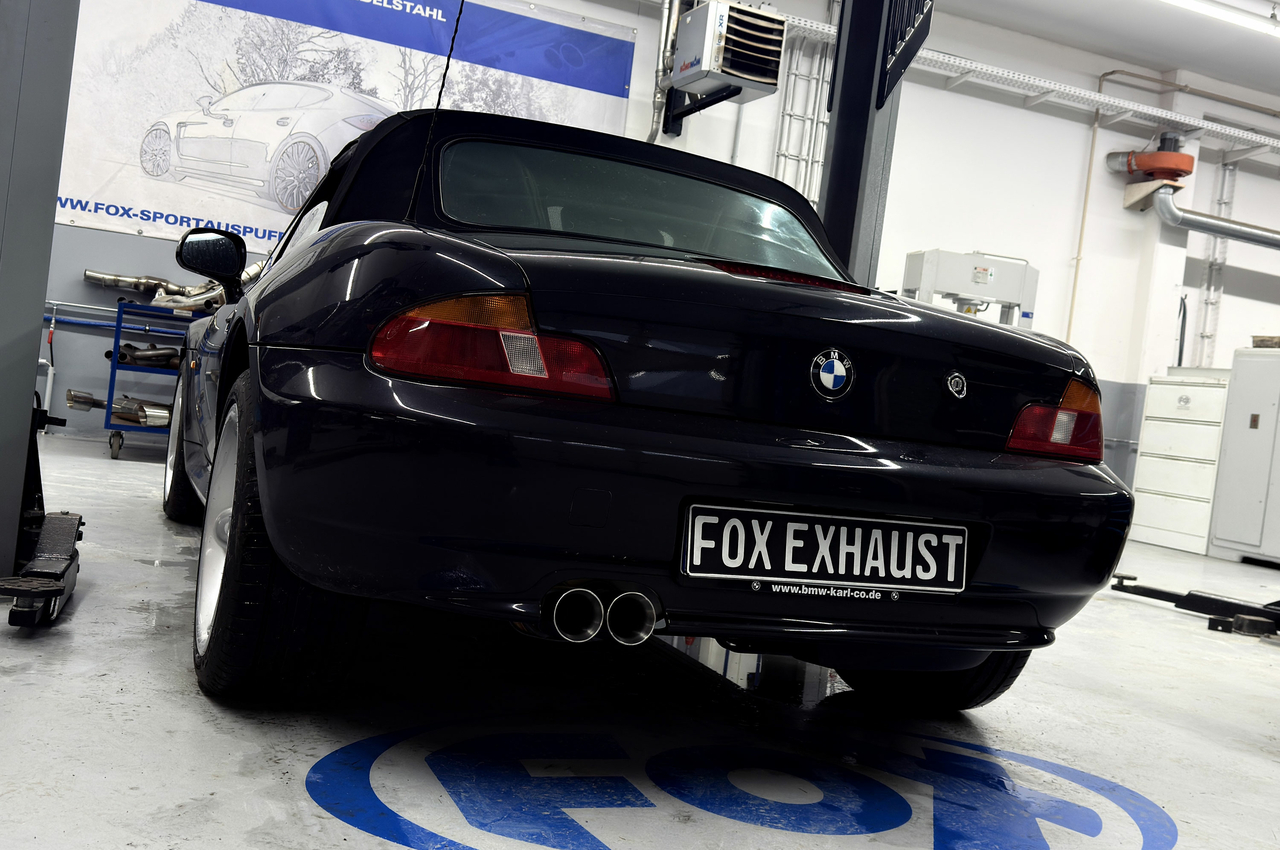 Fox Sportuitlaat FOX Sport uitlaat geschikt voor BMW Z3 Roadster & Coup&eacute; - E36 achterdemper - 2x80 Type 24