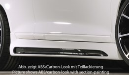 Rieger side skirts left/right Scirocco carbon look Rieger side skirts left/right Scirocco carbon look