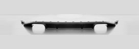 ABS ACHTERSKIRT glanzend zwart ABS ACHTERSKIRT glanzend zwart
