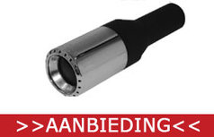 Remus eindstyling turbo design Ø 65mm aansluiting inwendig Remus eindstyling turbo design Ø 65mm aansluiting inwendig