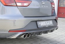 Rieger rear skirt insert Carbon look Rieger rear skirt insert Carbon look