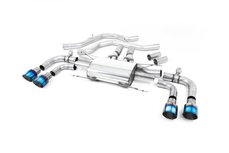 Milltek sportexhaust Alfa Romeo Giulia Quadrifoglio 2.9 V6 Bi-Turbo (Non OPF/GPF Models) 2017-2021 Front Pipe-back EC Approved - Valved with GT-100 Burnt Titanium Trims Milltek sportexhaust Alfa Romeo Giulia Quadrifoglio 2.9 V6 Bi-Turbo (Non OPF/GPF Models) 2017-2021 Front Pipe-back EC Approved - Valved with GT-100 Burnt Titanium Trims