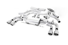 Milltek sportexhaust Alfa Romeo Giulia Quadrifoglio 2.9 V6 Bi-Turbo (Non OPF/GPF Models) 2017-2021 Cat-back Valved with GT-100 Titantium Trims Milltek sportexhaust Alfa Romeo Giulia Quadrifoglio 2.9 V6 Bi-Turbo (Non OPF/GPF Models) 2017-2021 Cat-back Valved with GT-100 Titantium Trims