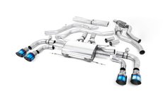 Milltek sportexhaust Alfa Romeo Giulia Quadrifoglio 2.9 V6 Bi-Turbo (Non OPF/GPF Models) 2017-2021 Cat-back Valved with GT-100 Burnt Titanium Trims Milltek sportexhaust Alfa Romeo Giulia Quadrifoglio 2.9 V6 Bi-Turbo (Non OPF/GPF Models) 2017-2021 Cat-back Valved with GT-100 Burnt Titanium Trims