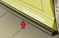 Rieger side skirt RIGHT approach for S-Line side skirt / S3-side skirt Rieger side skirt RIGHT approach for S-Line side skirt / S3-side skirt