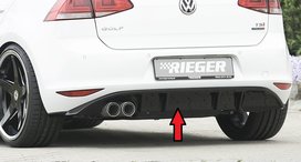 Rieger rear skirt insert Glossy Black VW Golf 7 AU Rieger rear skirt insert Glossy Black VW Golf 7 AU