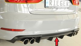 Rieger diffuser Matt Black Audi A3 8V Sedan (pre-facelift) Rieger diffuser Matt Black Audi A3 8V Sedan (pre-facelift)