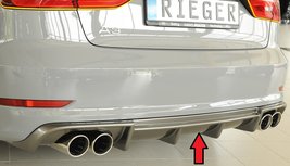 Rieger diffuser Carbon look Audi A3 8V Sedan (pre-facelift) Rieger diffuser Carbon look Audi A3 8V Sedan (pre-facelift)