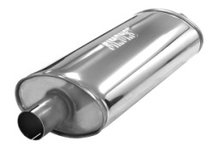 Uitlaatdemper RVS Big 51 Ovaal 115/185 mm, lengte 420 mm Uitlaatdemper RVS Big 51 Ovaal 115/185 mm, lengte 420 mm